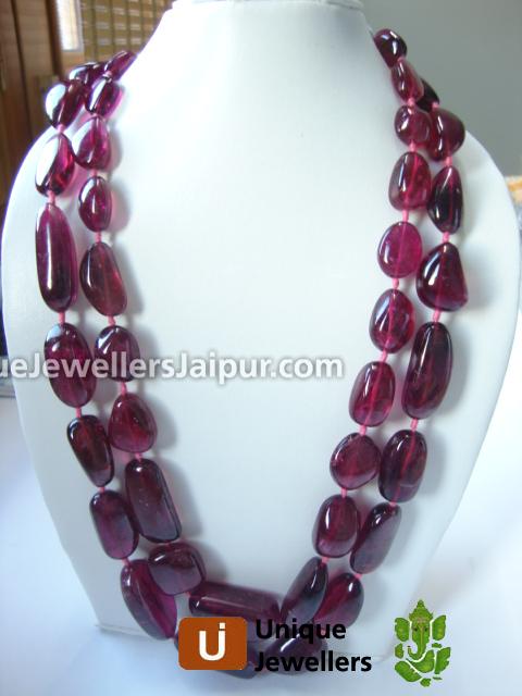 Rubylite Plain Nugget Beads